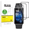 X-Dision [3 Pezzi Pellicola Protettiva Compatibile con Huawei Band 10/Band 9/Band 8,[Resistente ai Graffi][3D Curved Full Cover] Pellicola Protettiva per Huawei Band 10/Band 9/Band 8