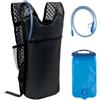 Zaino sportivo idrorepellente con sacca acqua da 1500 ml Confi personalizzate o neutre