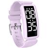 Orologio digitale per bambini con contapassi e fitness tracker – Orologio impermeabile per ragazzi e ragazze con sveglia e contatore di calorie