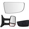 Mingke Vetro Specchio Retrovisore Lato Destro per Ford Transit MK8 2014-2023