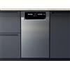 Bauknecht BSUO 3O23 PF X - Lavastoviglie sottopiano 45 cm di larghezza/cassetto per posate, protezione dall'acqua, programma igienico/sensore di sicurezza per bambini