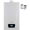 Baxi caldaia a condensazione Luna Prime 24 kw metano gpl con kit fumi sdoppiato omaggio