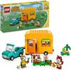 LEGO Animal Crossing La Roulotte e il Negozio di Giardinaggio di Florindo, Gioco Creativo per Bambine e Bambini da 7 Anni con Macchina Giocattolo, Personaggio Animale e Accessori per Mercato 77054