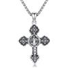 XIXLES Collana con ciondolo di San Michele, San Cristoforo, San Benedetto, San Giuda, Vergine Maria, crocifisso, San Giuseppe, Sant'Antonio, collana con ciondolo amuleto, gioiello per uomo e donna