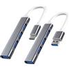 Ashiboogoole USB C HUB 3.0 Tipo C 3.1 Adattatore multi splitter a 4 porte OTG per Xiaomi Lenovo MacBook Pro 13 15 Air Pro Accessori per computer PC