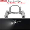 DROXUANK Faro ricaricabile per DJI Mini 4/5 Pro Accessorio drone Faro LED Luce di segnale di volo notturno Torcia doppia luce