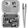 DROXUANK Custodia da trasporto portatile Osmo Mobile 7/8 per DJI OM 7/7 Pro Gimbal portatile e scatola di accessori per DJI OM 8