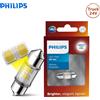 Philips 24V LED C5W 30mm Festoon Ultinon Pro6000 6000K Bianco Fest Lampadina Segnale camion Interno Lampada targa 24844CU60X1