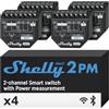 Shelly 2PM Gen3 - Pack x 4