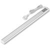REV Illuminazione sotto mobile da cucina a LED, 60 cm, 10 W, 800 lumen, 3000 K, illuminazione da cucina piatta con sensore, montaggio facile, argento