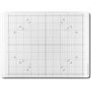 GLASSBOARD STUDIO Tappetino in vero vetro bianco (23 x 30,5 cm), magnetico, resistente al calore e ai graffi, antimacchia, per lavori artigianali, taglio, pittura, opere d'arte miste, linee angolari e