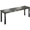Outsunny Panca da Giardino Panchina da Giardino 2 Posti 130x34x43 cm Grigio | Aosom Italy