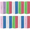 QUUPY 10pcs 4 Way Nail Buffer Blocco Levigatura Buffer Lucidatura Lima Professionale Nail File Manicure Nail Art Strumenti (colore casuale)