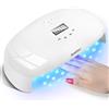 Aokitec Lampada UV LED Unghie, 78W Fornetto Unghie, Luce UV Unghie UV Lamp Nails per tutti i tipi di nail art Smalti Semipermanenti per Unghie | Display LCD | Sensore automatico | Manicure e Pedicure
