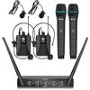 Does not apply Debra Audio Pro UHF - Sistema Di Microfono Wireless a 4 Canali, Con Microfono La