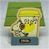 FamilyMart Adesivo Die-Cut PEANUTS Snoopy × FamilyMart con supporto card Comic Art anni '80
