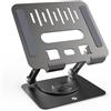 Celly, Supporto per Pc Portatile, Rotazione di 360°, Stand per PC Portatile ed Ergonomico, Compatibile con Laptop e Tablet fino a 15,6, Design Elegante