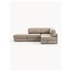 Westwing Collection Divano letto angolare in bouclé con contenitore Ladina
