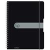 Herlitz 11293073 Gamma Archiviazione Easyorga Quaderno Spirale A4 Nero Con Copertina In Polipropilene Lavabile
