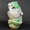 Thaigesstore 💎 Giada verde naturale intaglio drago cinese 603,81 ct - gemma Myanmar non r...