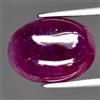 Thaigesstore Zaffiro viola rosato cabochon ovale 9,21 ct 14 x 10,2 mm (riempimento vetro r...