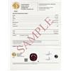 GLC Chanthaburi Gemological Laboratory Rapporto COMPLETO + Origine (0,01 + 10...