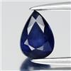 Thaigesstore 💎 Zaffiro blu pera 0,68 ct 5,8 x 4,2 mm - pietra preziosa di Ceylon