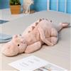 Leahaoe Drago ponderato di peluche da 4,5 kg, 110 cm, morbido e robusto, per adulti e bambini, grande cuscino in peluche rosa
