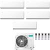 Hisense CONDIZIONATORE HISENSE PENTA SPLIT UNI HB 7000+9000+12000+12000+12000 BTU WIFI INVERTER 5AMW105U4RQC A++