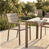 MIlani Home XANTHUS - poltrona da giardino in alluminio e polywood impilabile