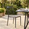 MIlani Home GARDENIA - sedia da giardino in alluminio e rattan sintetico impilabile