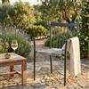 MIlani Home GARDENIA - poltrona da giardino in alluminio e rattan sintetico impilabile