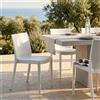 MIlani Home PERLA - sedia in resina impilabile da esterno e interno