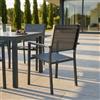 MIlani Home VENUS - poltrona da giardino in alluminio e textilene impilabile