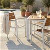 MIlani Home VIDUUS - poltrona da giardino in alluminio e polywood impilabile