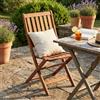 MIlani Home DRESDA - sedia da giardino pieghevole in legno massiccio di acacia