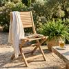MIlani Home ORATOR - sedia da giardino pieghevole in legno di teak