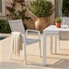 MIlani Home LOTUS - poltrona da giardino in alluminio