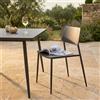 MIlani Home VIPER - sedia in acciaio da giardino
