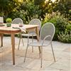 MIlani Home MARIS - poltrona da giardino impilabile in ferro