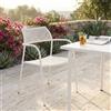 MIlani Home AVIIM - poltrona da giardino impilabile in ferro