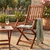 MIlani Home DRESDA - poltrona da giardino pieghevole in legno massiccio di acacia