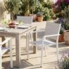 MIlani Home SPLENDOR - poltrona da giardino in alluminio e textilene impilabile