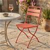 MIlani Home ROMANUS - sedia da giardino pieghevole salvaspazio in ferro