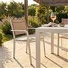 MIlani Home SPLENDOR - poltrona da giardino in alluminio e textilene impilabile