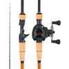 VEVOR Set Canna da Pesca per Destrimani e Mulinello, Resistenza dell'Asta Media-Pesante, Canna in Fibra di Carbonio da 2,13 m IM7, con Cuscinetti a Sfera e Impugnatura in Sughero, per Acqua Salata