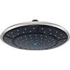 YUPVM 1 x doccia azionata a pioggia di forma rotonda in da 25 cm, accessori per cabina di bocchino di testa tetto, parte superiore camera
