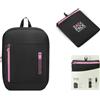 Roncato Zaino da Viaggio Ultraleggero Roncato COMPACT Nero Pink 2012