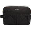 K-Way Beauty Case da viaggio 2 Scomparti K Way Albas Black Pure USY