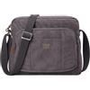 Troop London Borsa a tracolla TG. M in canvas Troop London Classic 234